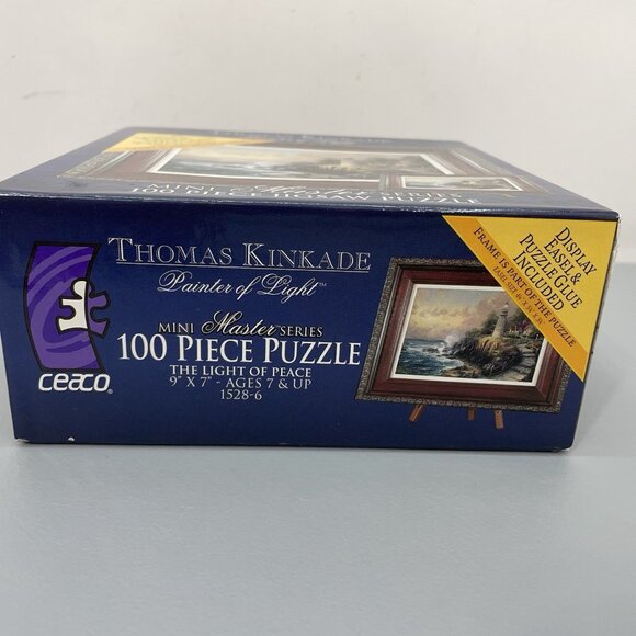 Vintage Thomas Kinkade Painter Of Life Mini Masters Series 100 Piece Puzzle 9x7 - Picture 5 of 5